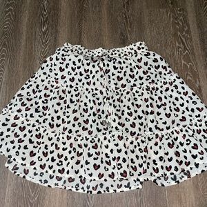 Boutique leopard skirt